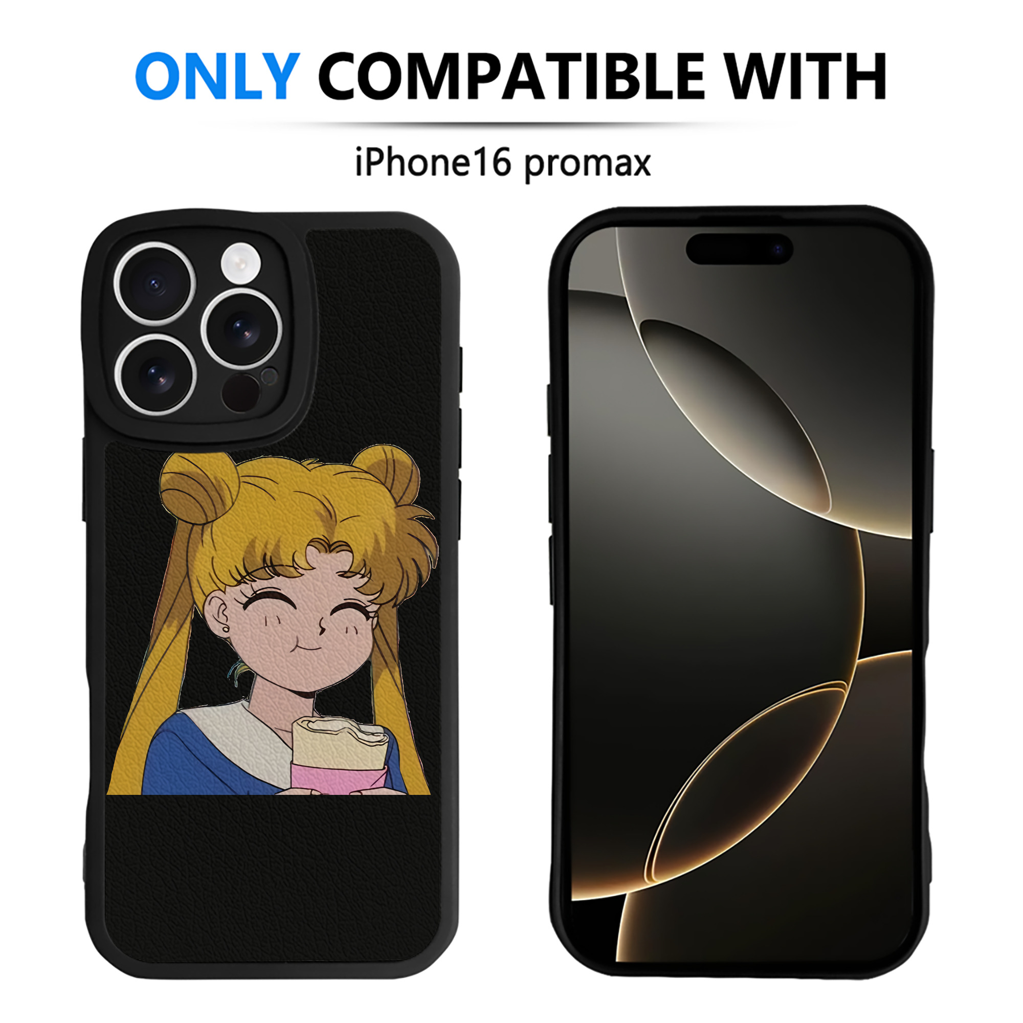 （画像用） 美少女戦士セーラームーン 愛野 美奈子 あいの みなこ Sailor Moon Aino Minako 【iPhone 16シリーズ対応】シリコンスマホケース（レザー調） 材質：シリコン